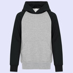 ATC EVERYDAY FLEECE TWO TONE HOODED YOUTH SWEATSHIRT.