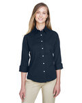 Ladies' Perfect Fit™ 3/4-Sleeve Stretch Poplin Blouse