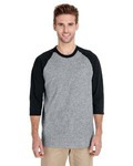 Adult Heavy Cotton™ 3/4-Raglan Sleeve T-Shirt