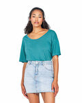 Ladies' Boxy Open Neck Top