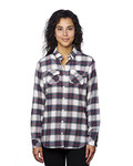 Ladies' Plaid Boyfriend Flannel Shirt