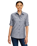 Ladies Chambray Woven Shirt