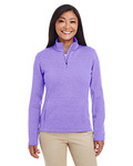 Ladies' Newbury Mélange Fleece Quarter-Zip