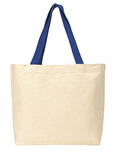 Colored Handle Tote