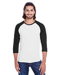 Unisex Triblend 3/4-Sleeve Raglan