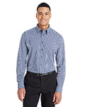 CrownLux Performance® Men's Tonal Mini Check Woven Shirt