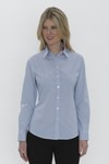 COAL HARBOUR® MINI STRIPE STRETCH WOVEN LADIES' SHIRT