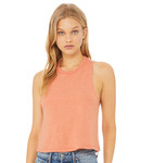 Bella Ladies Racer Back Cropped Tank Top