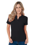 Junior's 6.2 oz., 100% Cotton V-Neck Polo