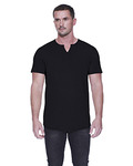 Men's Cotton/Modal Slit V-Neck