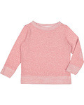 Toddler Harborside Melange French Terry Crewneck with Elbow Patches