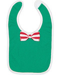 Infant Baby Rib Bow Tie Bib