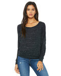 Ladies' Flowy Long-Sleeve Off Shoulder T-Shirt