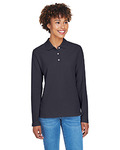 Ladies' Pima Piqué Long-Sleeve Polo