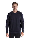 Unisex 6.5 oz. Heavyweight Loop Terry Triblend Long-Sleeve Crew