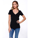 Ladies' Cotton V-Neck T-Shirt