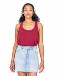 Ladies' Sheer Cropped Racer Tank