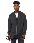 FWD Fashion Unisex Full-Zip Fleece with Zippered Hood