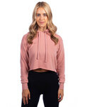 Ladies' Cropped Pullover Hooded Sweatshirt