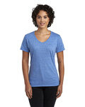 Ladies Snow Heather V-Neck T-Shirt